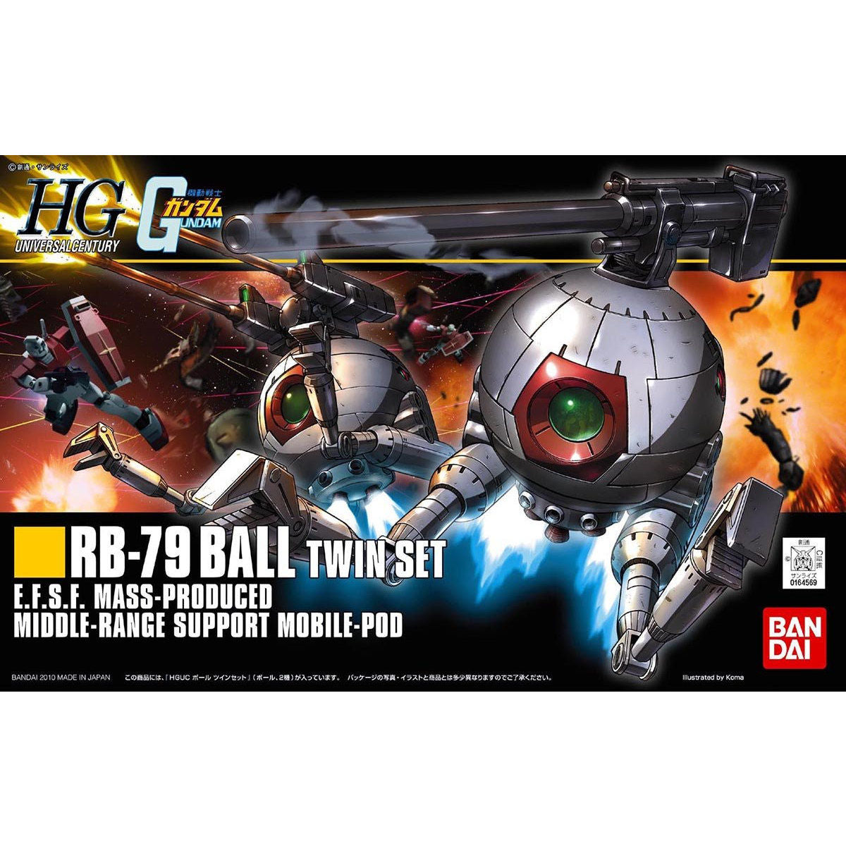 HGUC 1/144 ボール ツインセット